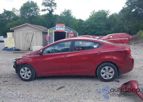 2016 Hyundai Elantra Se из США, поврежденный, VIN 5NPDH4AE2GH685529